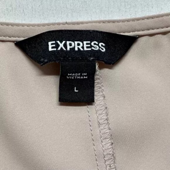 Express Blouse Women’s Large Pink Sleeveless Ladies Office Wear Top Comfortable - Picture 9 of 10